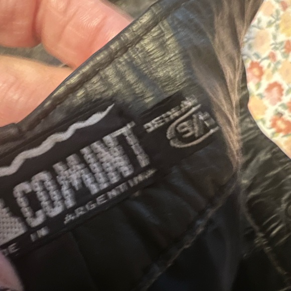 Vintage comint leather pants - Picture 4 of 4